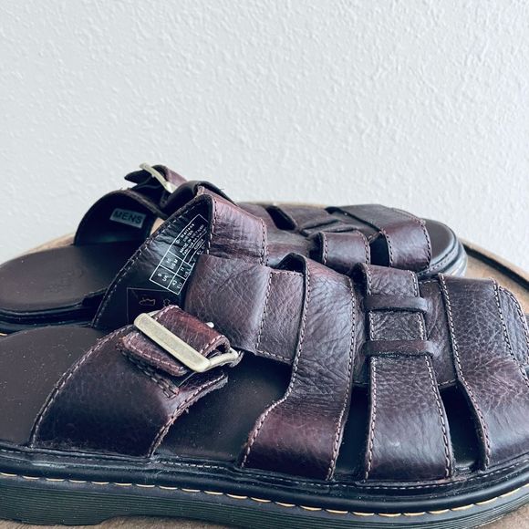 Dr. Martens Dark Brown Leather Sandals main image 4